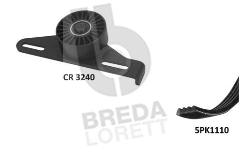 BREDA LORETT Поликлиновой ременный комплект KCA0025